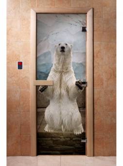 Дверь для сауны «С фотопечатью A063»